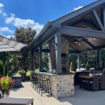 Custom Outdoor Bar and Wood Structure by The Covered Patio in Huntsville and Madison, AL