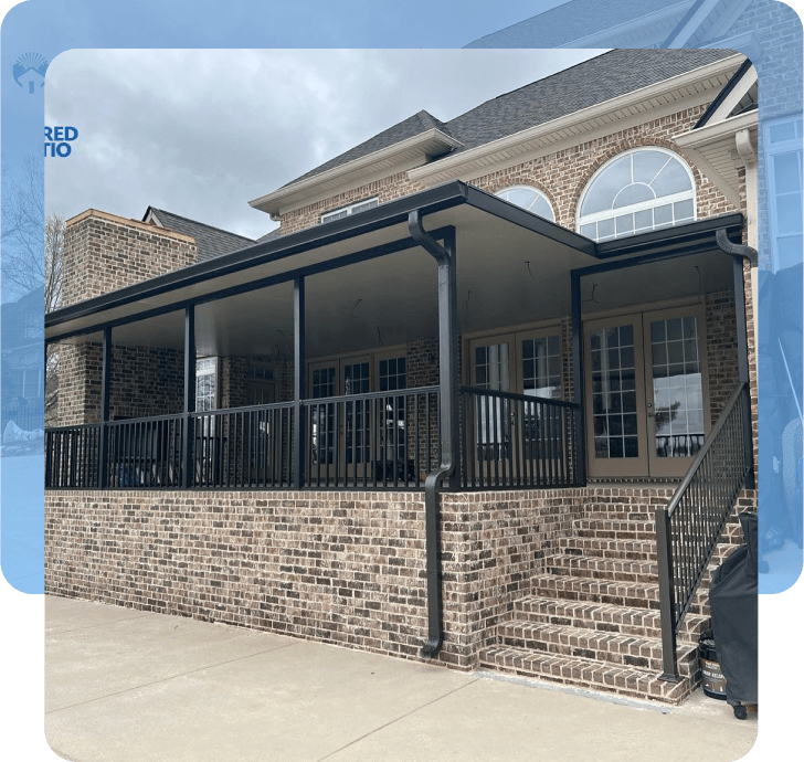 Custom Aluminum Fixed Awning and Patio Cover By The Covered Patio in Huntsville and Madison, AL