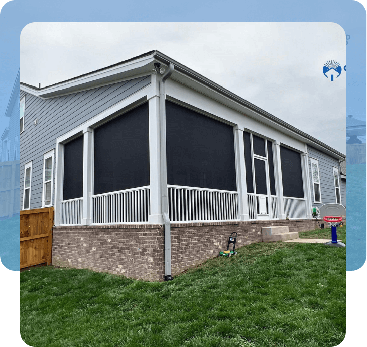 Screened-In Porch installed in Huntsville and Madison, AL by The Covered Patio.