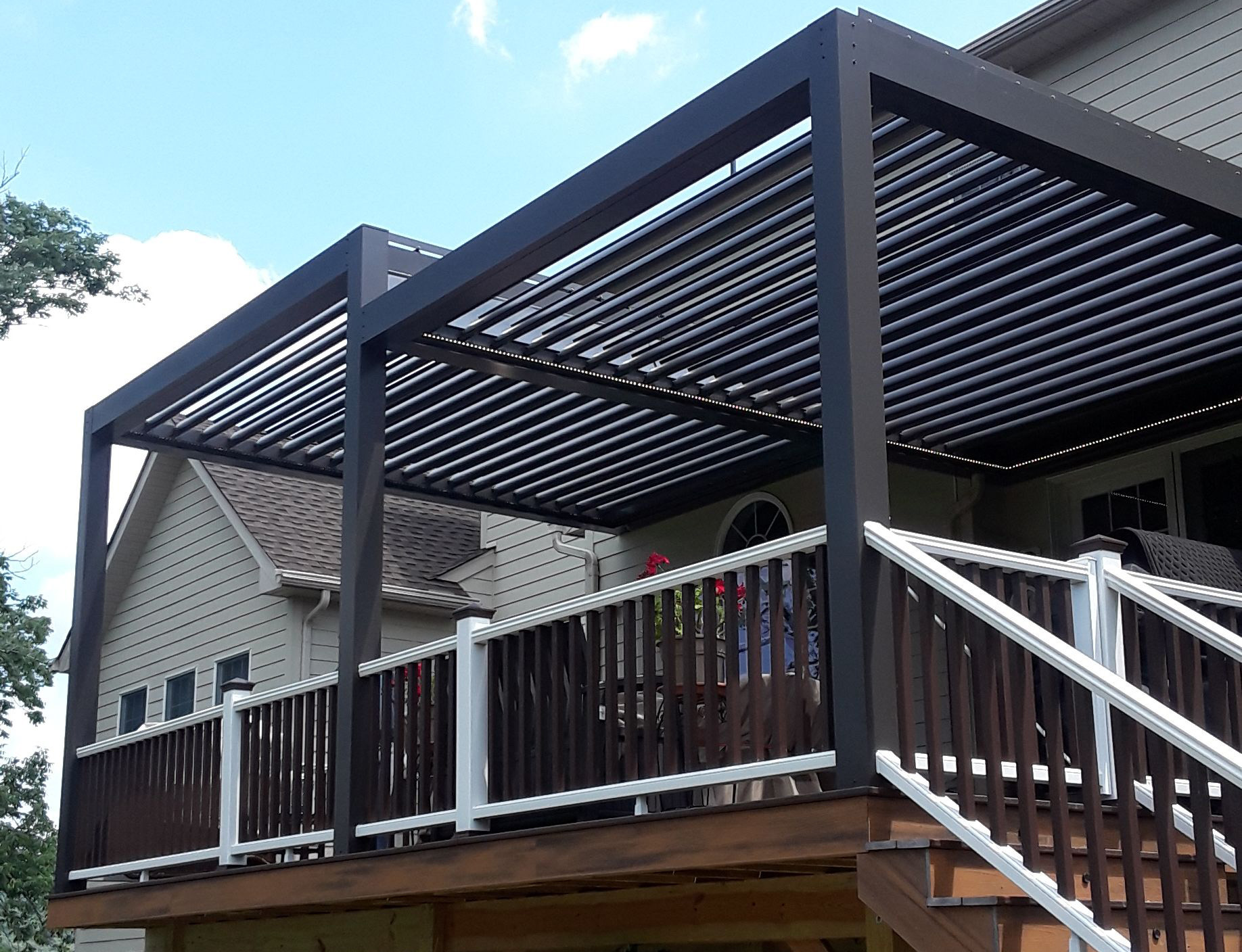 Image of a smart louvered pergolas by The Covered Patio in Nashville, TN.