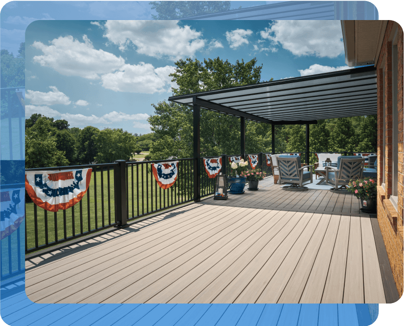 Custom Covered Patio in Nashville and Murfreesboro, TN