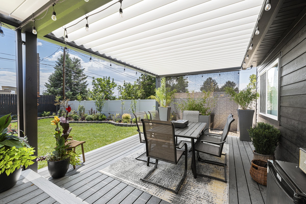 Image of a smart louvered pergolas by The Covered Patio in Nashville, TN.