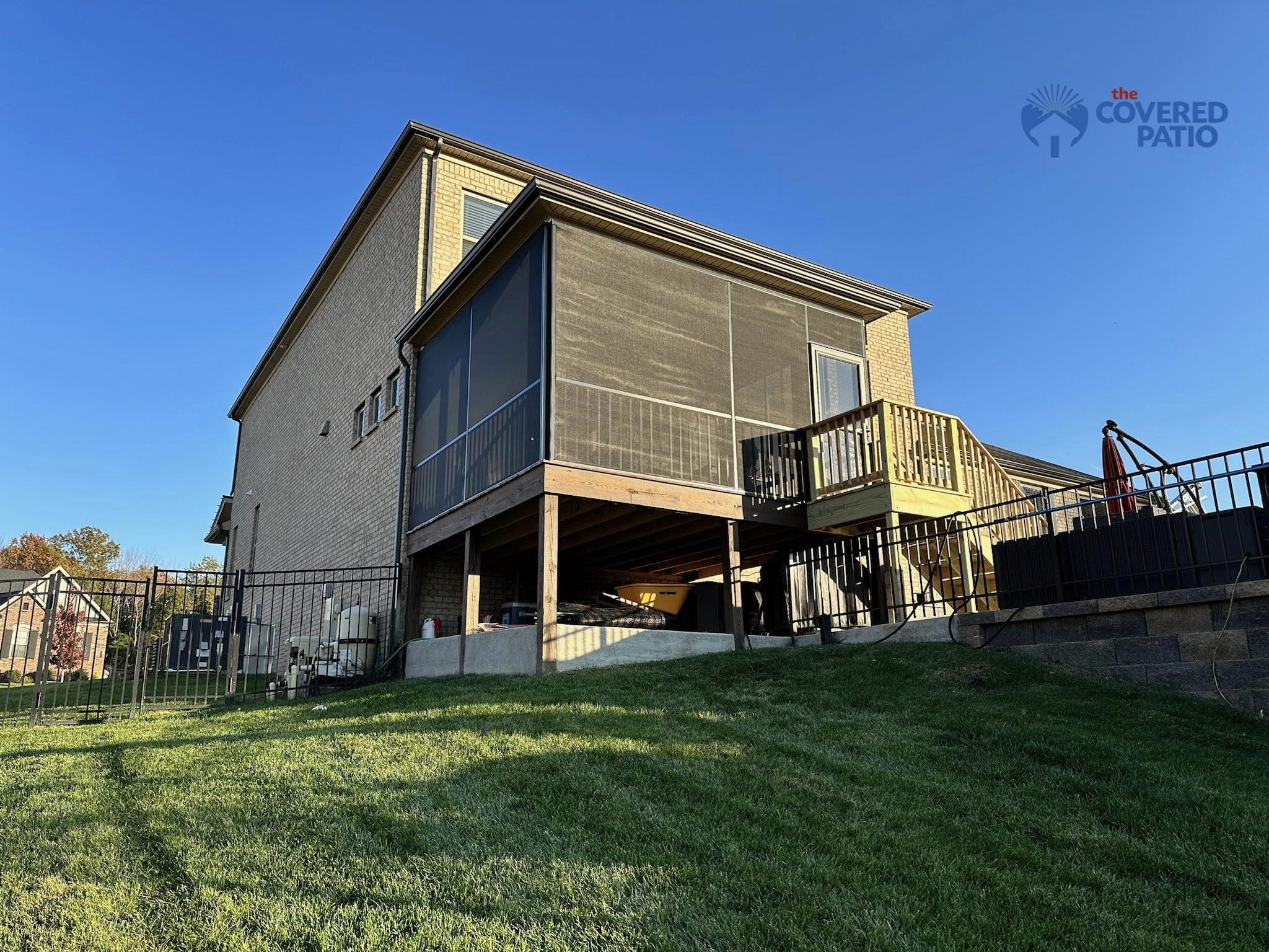 Custom Screened-In Porch Completed In Nashville by The Covered Patio